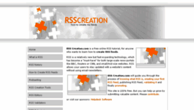 What Rsscreation.com website looked like in 2014 (10 years ago)