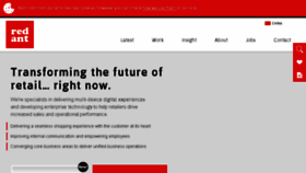 What Redantdev.com website looked like in 2014 (10 years ago)