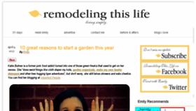 What Remodelingthislife.com website looked like in 2014 (10 years ago)