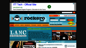 What Rockero.com website looked like in 2014 (10 years ago)
