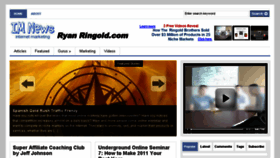 What Ryanringold.com website looked like in 2014 (10 years ago)