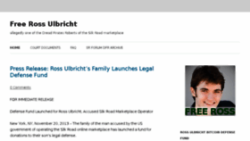 What Rossulbricht.org website looked like in 2014 (10 years ago)