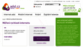 What Rychlost.adsl.cz website looked like in 2014 (12 years ago)