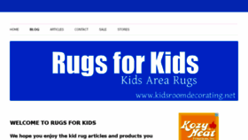 What Rugsforkids.net website looked like in 2014 (10 years ago)