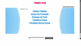 What Reapn.org website looked like in 2014 (10 years ago)