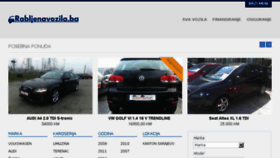 What Rabljenavozila.ba website looked like in 2014 (10 years ago)