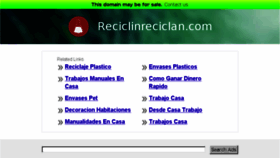 What Reciclinreciclan.com website looked like in 2014 (10 years ago)