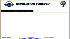 What Revolutionforever.com website looked like in 2014 (10 years ago)
