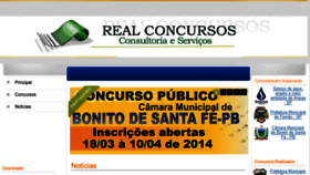 What Realconcursospb.com.br website looked like in 2014 (10 years ago)