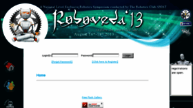 What Roboveda.org website looked like in 2014 (10 years ago)
