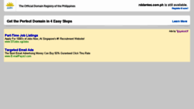 What Rddantes.com.ph website looked like in 2014 (10 years ago)