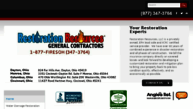 What Restorationresourcesohio.com website looked like in 2014 (10 years ago)