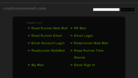 What Roadrunnermail.com website looked like in 2014 (10 years ago)