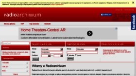 What Radioarchiwum.net website looked like in 2014 (10 years ago)