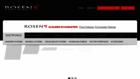 What Rosenentertainment.com website looked like in 2014 (10 years ago)