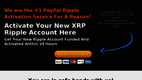 What Rippleactivation.com website looked like in 2014 (10 years ago)