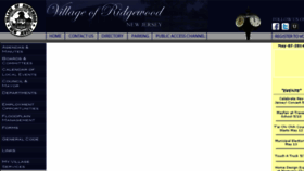 What Ridgewoodnj.net website looked like in 2014 (10 years ago)