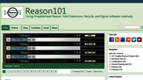 What Reason101.net website looked like in 2014 (9 years ago)