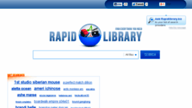 What Rapidlibrary.com website looked like in 2014 (11 years ago)