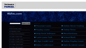 What Rkfm.com website looked like in 2014 (9 years ago)