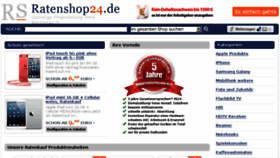 What Ratenshop24.de website looked like in 2014 (10 years ago)