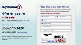 What Riforma.com website looked like in 2014 (9 years ago)