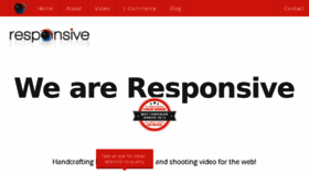 What Responsive.co.za website looked like in 2014 (9 years ago)
