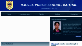 What Rksdpublicschool.org website looked like in 2014 (9 years ago)