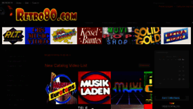 What Retro80.com website looked like in 2014 (9 years ago)