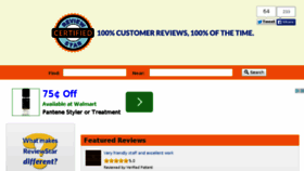 What Reviewstar.com website looked like in 2014 (9 years ago)