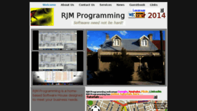 What Rjmprogramming.com.au website looked like in 2014 (9 years ago)