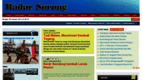 What Radarsorong.com website looked like in 2014 (11 years ago)