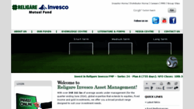 What Religareinvesco.com website looked like in 2014 (9 years ago)