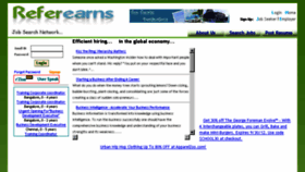 What Referearns.com website looked like in 2014 (9 years ago)