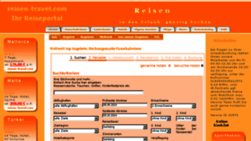 What Reisen-travel.com website looked like in 2014 (9 years ago)