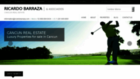 What Ricardobarraza.com website looked like in 2014 (9 years ago)