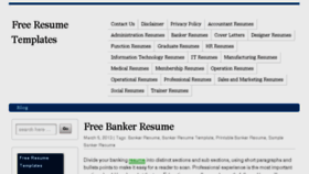 What Resumetemplatesz.org website looked like in 2014 (9 years ago)