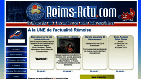 What Reims-actu.com website looked like in 2014 (9 years ago)
