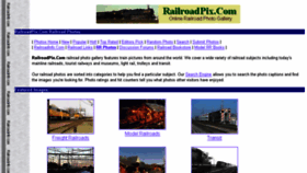 What Railroadpix.com website looked like in 2014 (9 years ago)