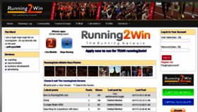 What Runningtowin.com website looked like in 2014 (9 years ago)