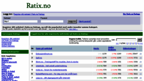 What Ratix.no website looked like in 2014 (9 years ago)