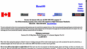 What Reset00.com website looked like in 2014 (9 years ago)
