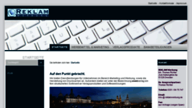 What Reklamwerbung.de website looked like in 2014 (9 years ago)
