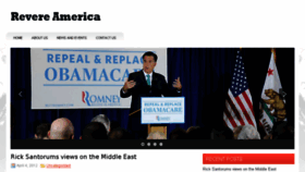 What Revereamerica.org website looked like in 2014 (9 years ago)