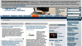 What Regioportal.pl website looked like in 2014 (9 years ago)
