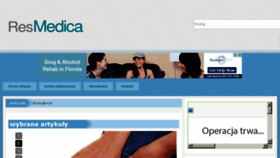 What Resmedica.pl website looked like in 2014 (9 years ago)