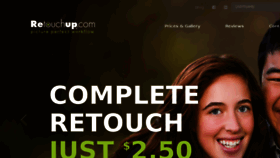 What Retouchuppro.com website looked like in 2014 (9 years ago)