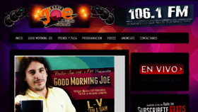 What Radiojoe106.com website looked like in 2014 (9 years ago)