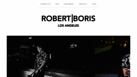 What Robert-boris.com website looked like in 2014 (9 years ago)