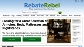 What Rebaterebel.com website looked like in 2014 (9 years ago)